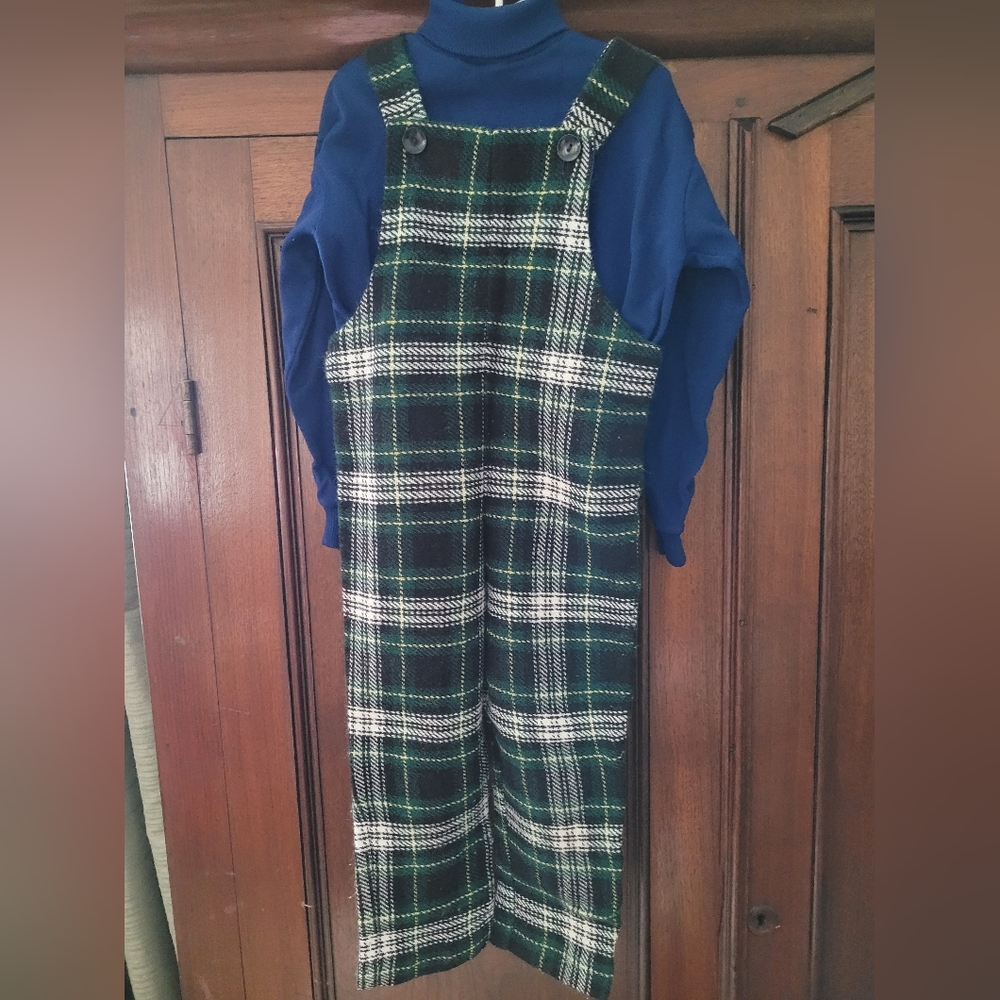 Vintage Boys TownCraft/Helanca Overall Outfit Size 5